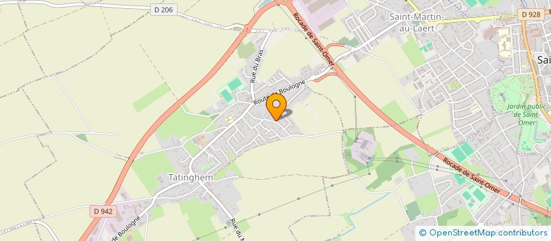 localisation de l'entreprise MONSIEUR DAMAN BARADJI  SAINT-MARTIN-LEZ-TATINGHEM