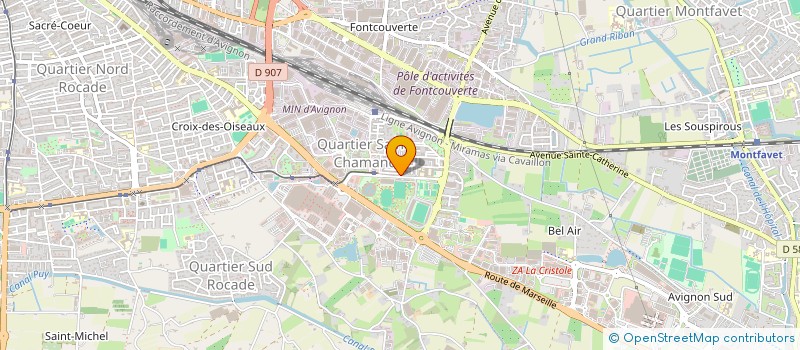 localisation de l'entreprise MONSIEUR DAMANE BENZERROUK  AVIGNON