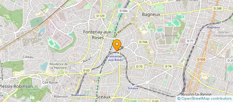 localisation de l'entreprise MONSIEUR DAME DIOP à FONTENAY AUX ROSES