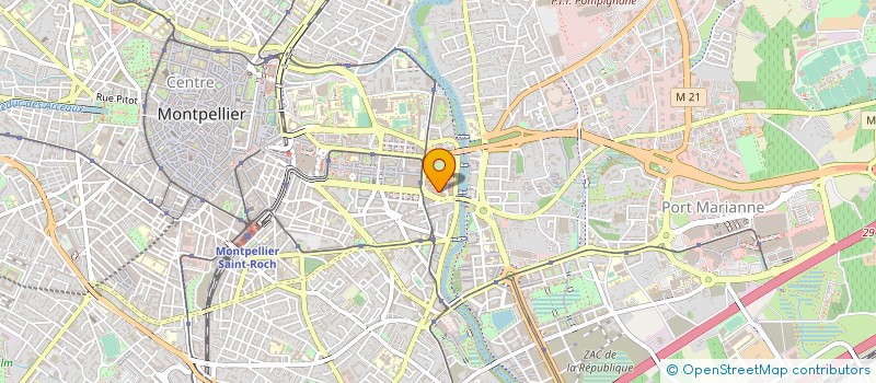 localisation de l'entreprise MONSIEUR DAME DIOUF à MONTPELLIER
