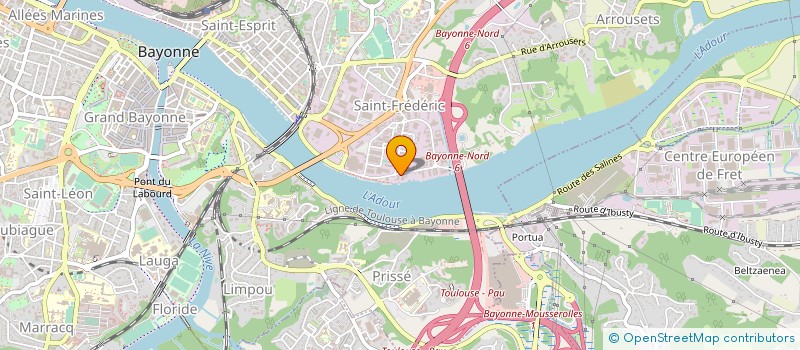 localisation de l'entreprise MONSIEUR DAME TANDIANG  BAYONNE