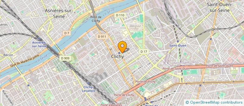 localisation de l'entreprise MONSIEUR DAMEL-BIRIMA FALL  CLICHY