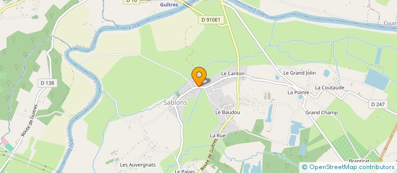 localisation de l'entreprise MONSIEUR DAMIAN BRUGMAN à SAVIGNAC DE L'ISLE
