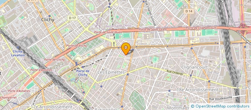 localisation de l'entreprise MONSIEUR DAMIAN CLOTILDE  PARIS