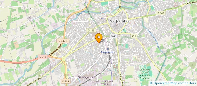 localisation de l'entreprise MONSIEUR DAMIAN DREWEK à CARPENTRAS