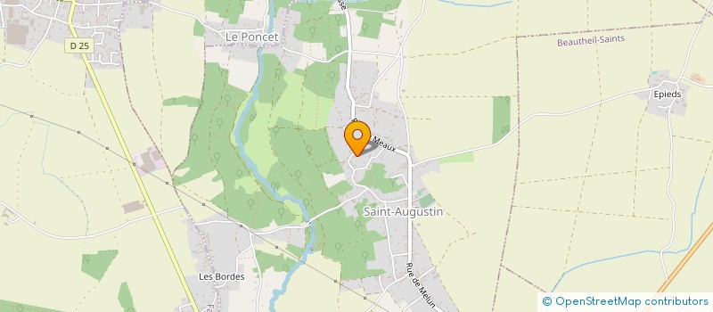 localisation de l'entreprise MONSIEUR DAMIAN DZIUBA  SAINT-AUGUSTIN