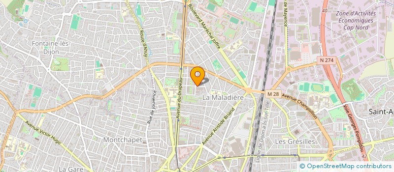 localisation de l'entreprise MONSIEUR DAMIAN PAWLICA  DIJON