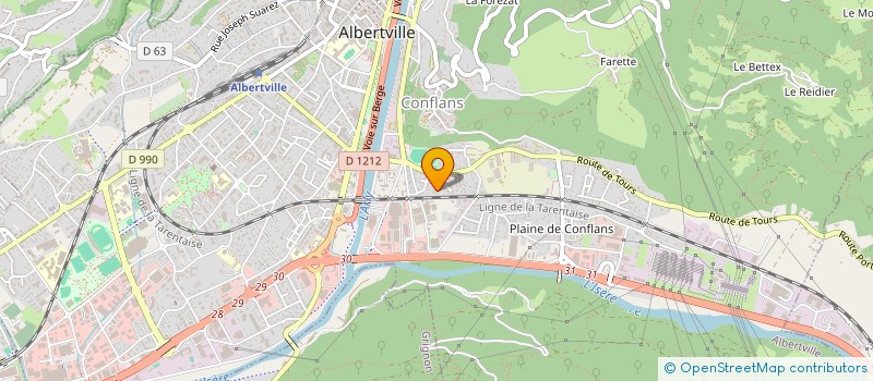 localisation de l'entreprise MONSIEUR DAMIAN WOJCIECHOWSKI  ALBERTVILLE