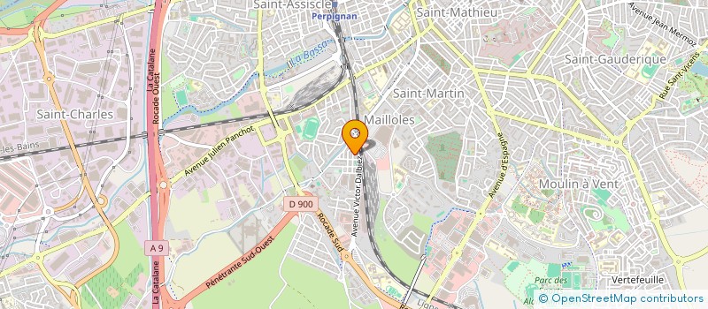 localisation de l'entreprise MONSIEUR DAMIANN ALONSO  PERPIGNAN