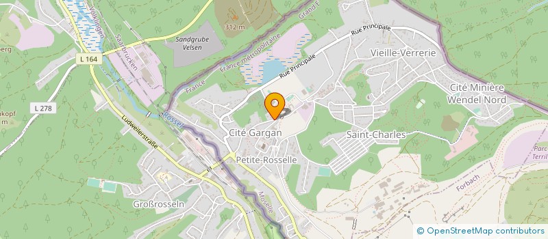 localisation de l'entreprise MONSIEUR DAMIANO MARTELLI  PETITE-ROSSELLE