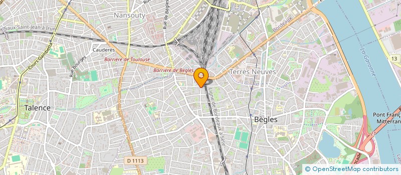 localisation de l'entreprise MONSIEUR DAMIEN ABADIE  BEGLES