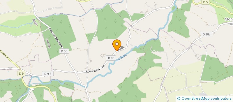 localisation de l'entreprise MONSIEUR DAMIEN ABADIE  CHARLAS