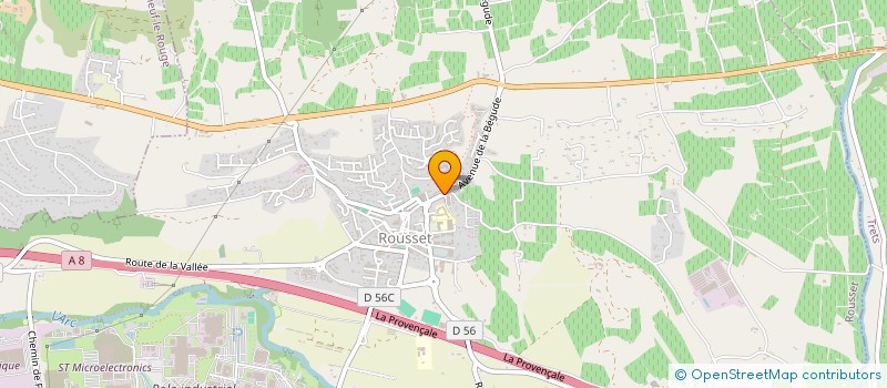 localisation de l'entreprise MONSIEUR DAMIEN AGRO  ROUSSET