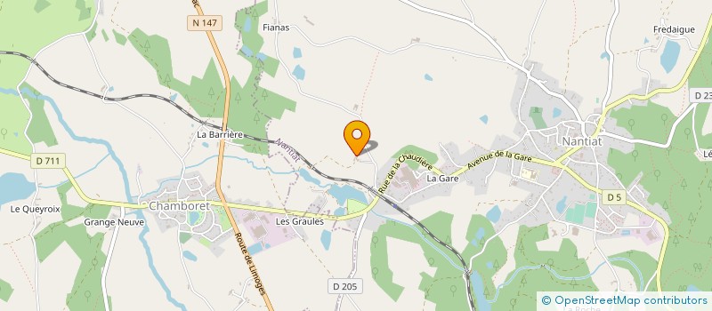 localisation de l'entreprise MONSIEUR DAMIEN ALBENQUE  NANTIAT