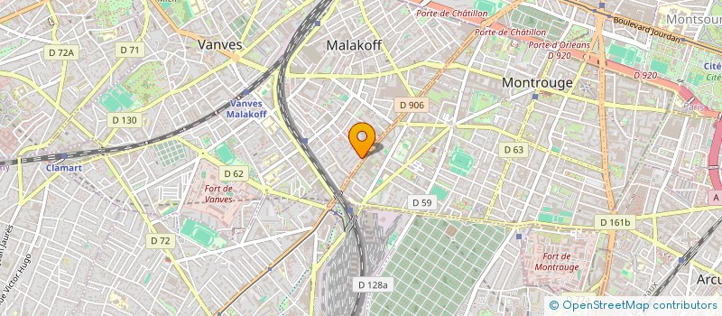 localisation de l'entreprise MONSIEUR DAMIEN ALEGRE  MALAKOFF