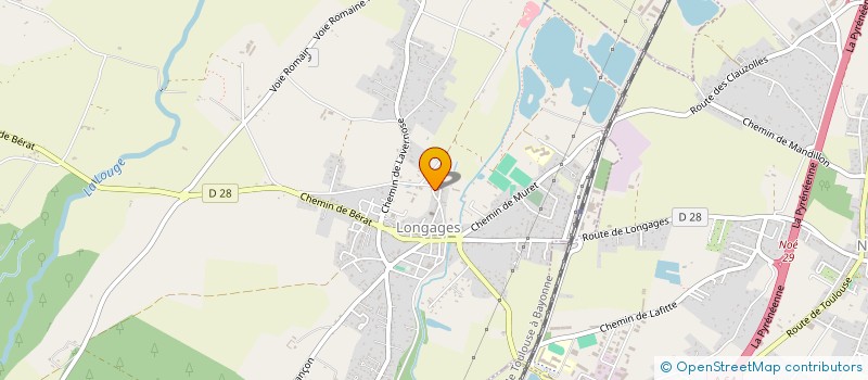 localisation de l'entreprise MONSIEUR DAMIEN ALLARD  LONGAGES