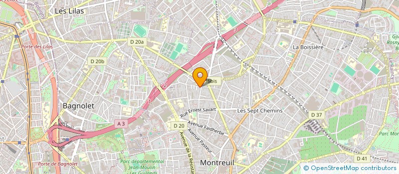 localisation de l'entreprise MONSIEUR DAMIEN ALLARD à MONTREUIL