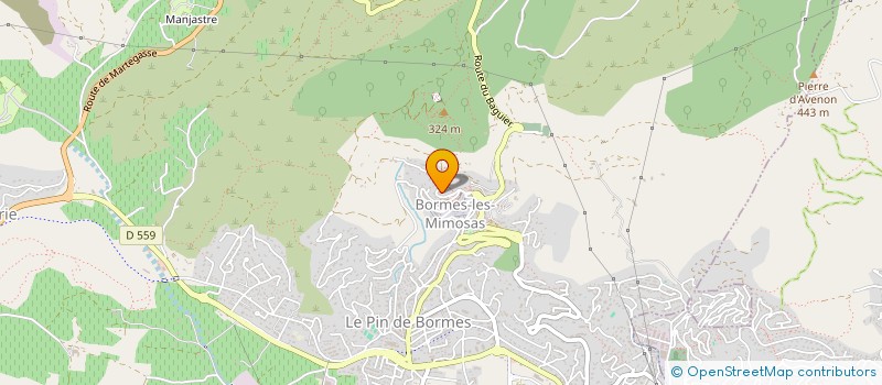 localisation de l'entreprise MONSIEUR DAMIEN ALVADO  BORMES-LES-MIMOSAS
