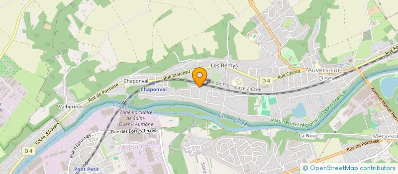 localisation de l'entreprise MONSIEUR DAMIEN ALVES PARENTE à AUVERS-SUR-OISE