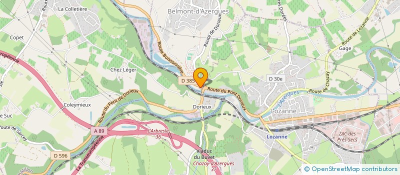 localisation de l'entreprise MONSIEUR DAMIEN AMOYAL  BELMONT-D'AZERGUES