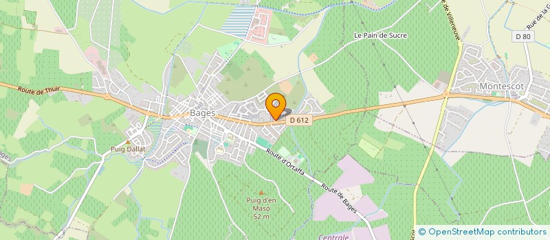 localisation de l'entreprise MONSIEUR DAMIEN ANASTASIO  BAGES