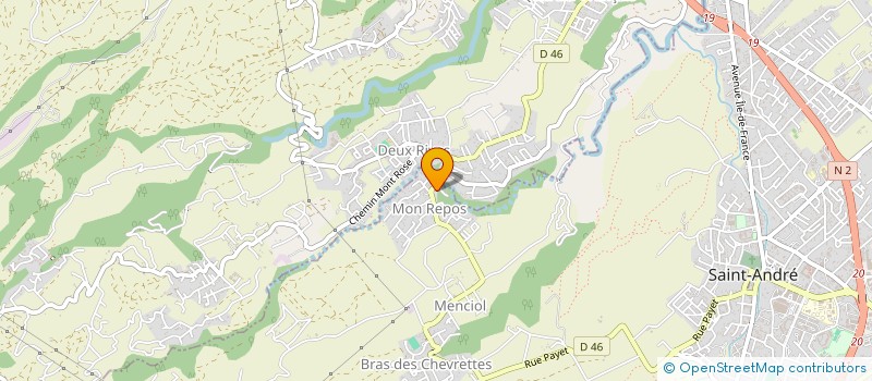 localisation de l'entreprise MONSIEUR DAMIEN ANDRE  SAINT-ANDRE