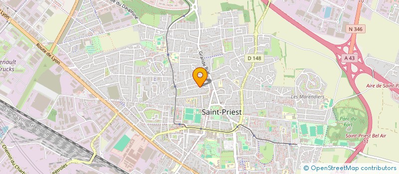 localisation de l'entreprise MONSIEUR DAMIEN ANDRE  SAINT-PRIEST