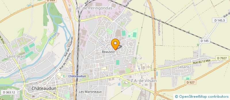 localisation de l'entreprise MONSIEUR DAMIEN ANGELI à CHATEAUDUN