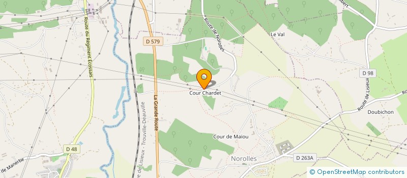 localisation de l'entreprise MONSIEUR DAMIEN ANGLEMENT  LE MESNIL-EUDES