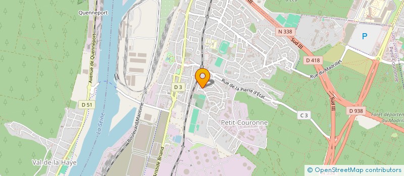 localisation de l'entreprise MONSIEUR DAMIEN ANGOT  PETIT-COURONNE