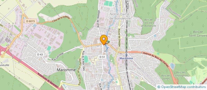 localisation de l'entreprise MONSIEUR DAMIEN ANNET  MAROMME