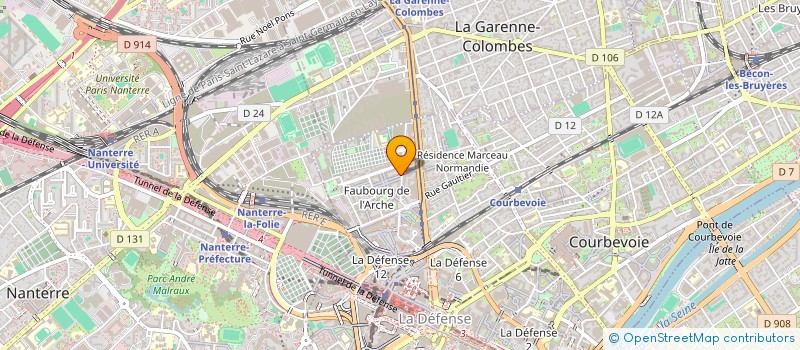 localisation de l'entreprise MONSIEUR DAMIEN ANRETAR à COURBEVOIE