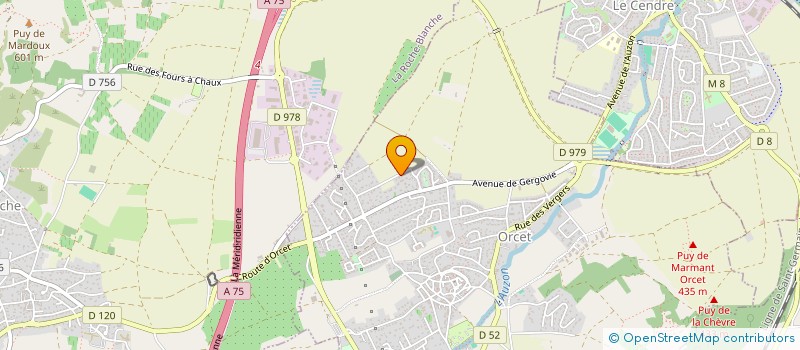 localisation de l'entreprise MONSIEUR DAMIEN ANTUNES  ORCET