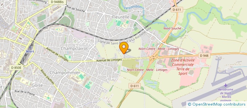 localisation de l'entreprise MONSIEUR DAMIEN AOUSTIN  LA PRENESSAYE