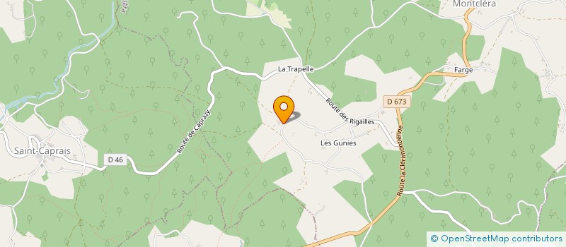 localisation de l'entreprise MONSIEUR DAMIEN ARCHAMBEAU  MONTCLERA