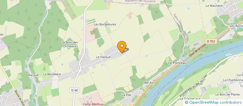 localisation de l'entreprise MONSIEUR DAMIEN ARMAND  CINQ-MARS-LA-PILE