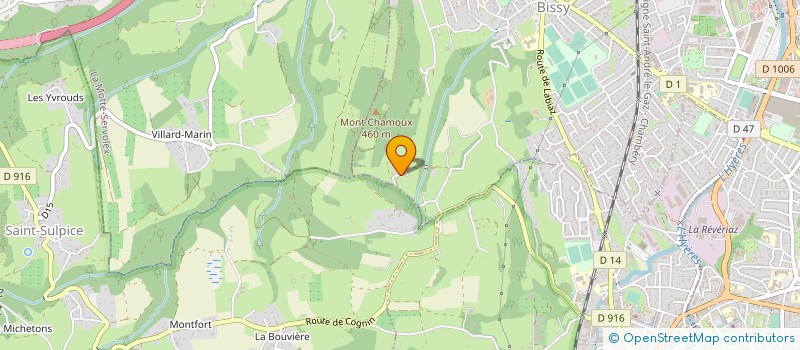 localisation de l'entreprise MONSIEUR DAMIEN ARNAUD  CHAMBERY