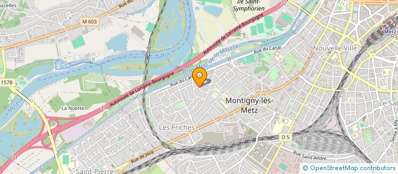 localisation de l'entreprise MONSIEUR DAMIEN ARNOLD  METZ