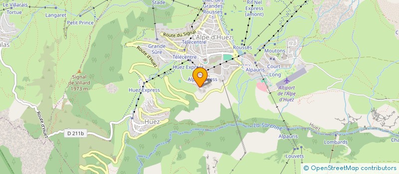 localisation de l'entreprise MONSIEUR DAMIEN ASTIER  HUEZ