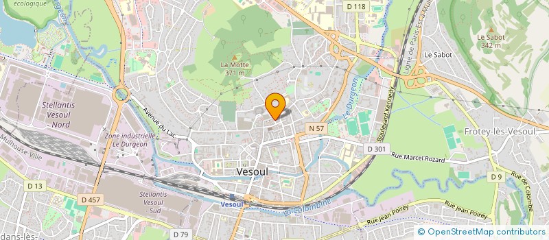 localisation de l'entreprise MONSIEUR DAMIEN AUBRY COURTEAUX  VESOUL