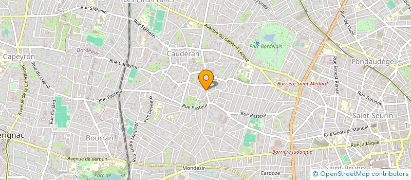 localisation de l'entreprise MONSIEUR DAMIEN AUGIER  BORDEAUX