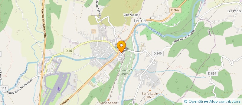 localisation de l'entreprise MONSIEUR DAMIEN AUGRY  TALLARD