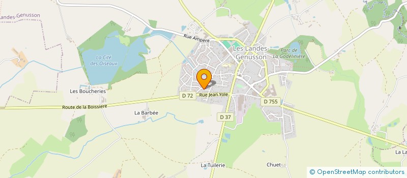 localisation de l'entreprise MONSIEUR DAMIEN AUVINET  SAINT-MARTIN-DES-TILLEULS