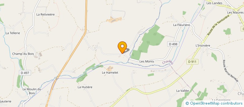 localisation de l'entreprise MONSIEUR DAMIEN AUVRAY  SOURDEVAL