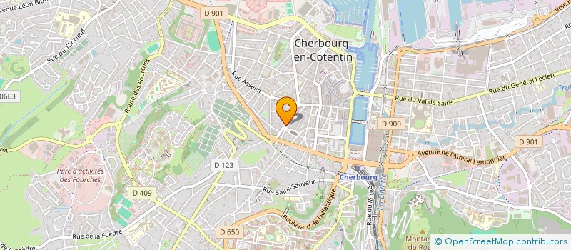 localisation de l'entreprise MONSIEUR DAMIEN AVOYNE  CHERBOURG-EN-COTENTIN