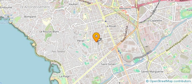 localisation de l'entreprise MONSIEUR DAMIEN BACHARACH  MARSEILLE