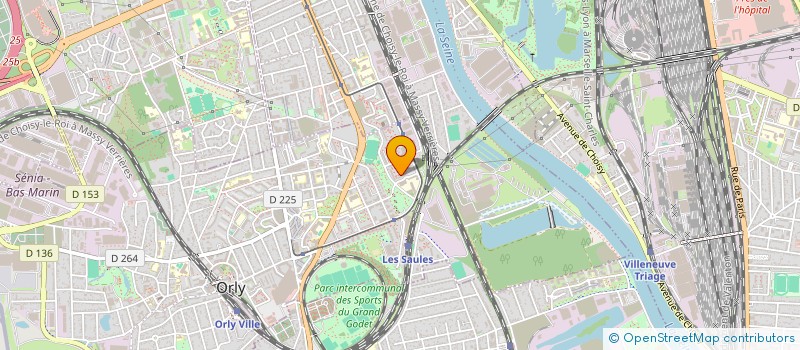 localisation de l'entreprise MONSIEUR DAMIEN BACHELET  ORLY