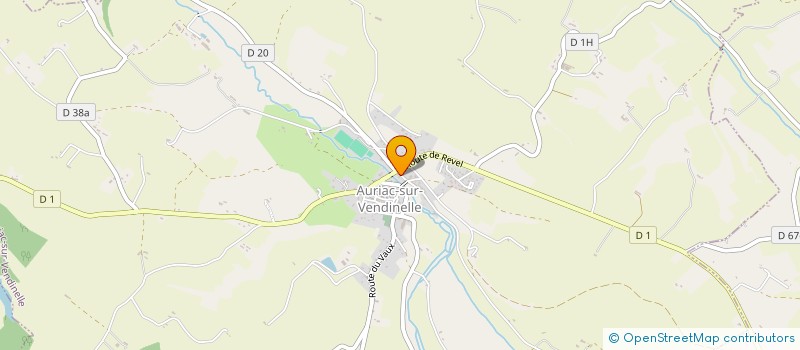 localisation de l'entreprise MONSIEUR DAMIEN BADIA  AURIAC-SUR-VENDINELLE