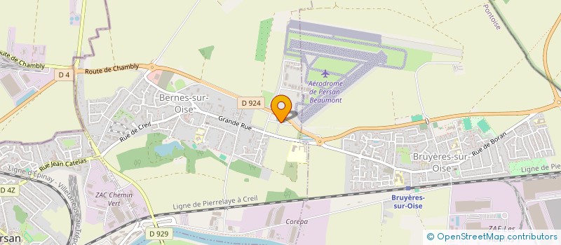 localisation de l'entreprise MONSIEUR DAMIEN BAHEU  PERSAN