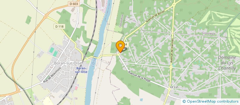 localisation de l'entreprise MONSIEUR DAMIEN BAILLY  LAMORLAYE